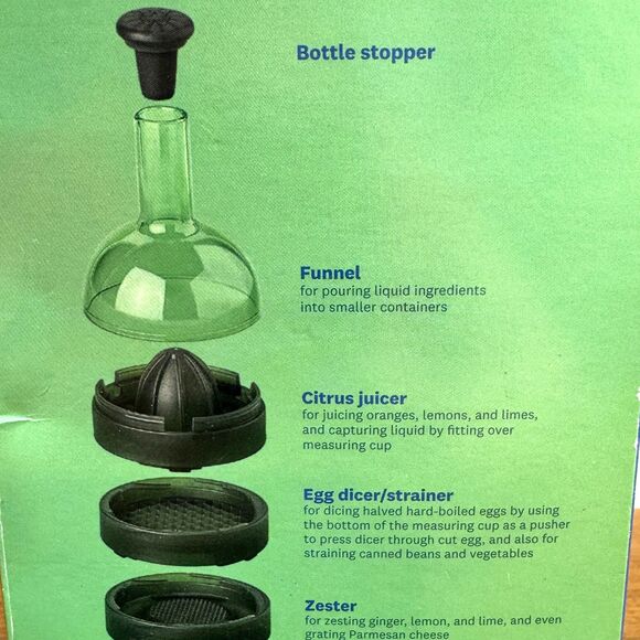 Weight Watchers Complete Prep Set 9-in-1 Kitchen New Open Box Juicer Zester Egg - Picture 4 of 6